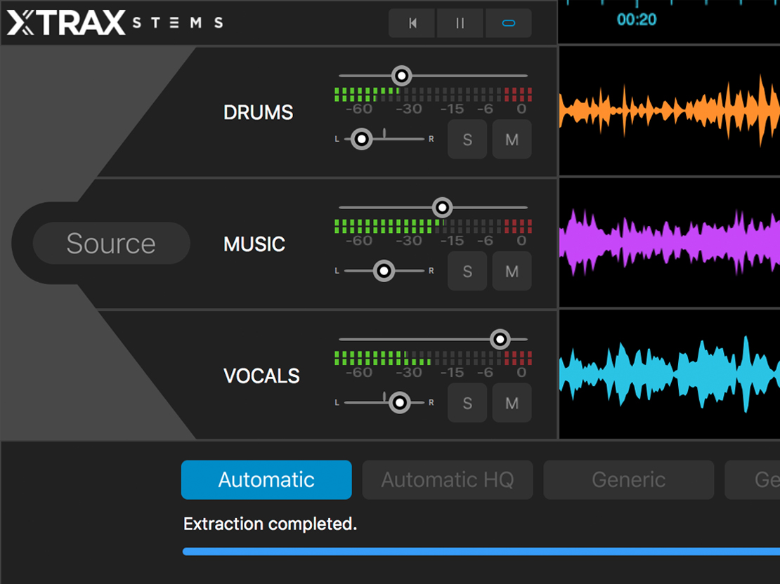 Audionamix XTRAX STEMS – Nu även till Windows