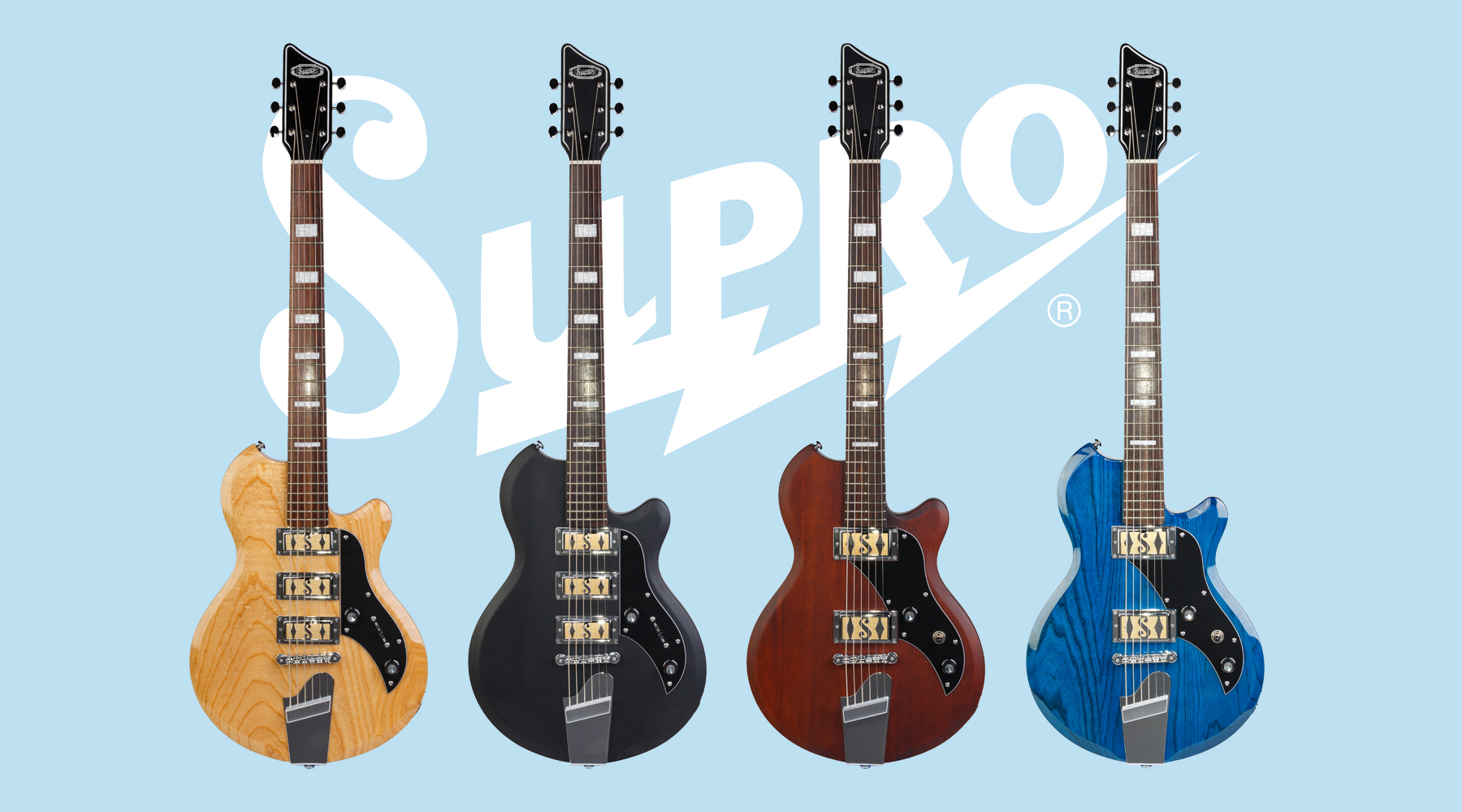 Nya Baritone-gitarrer från Supro
