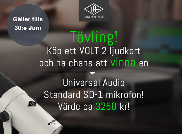 Universal Audio VOLT2 Tävling!