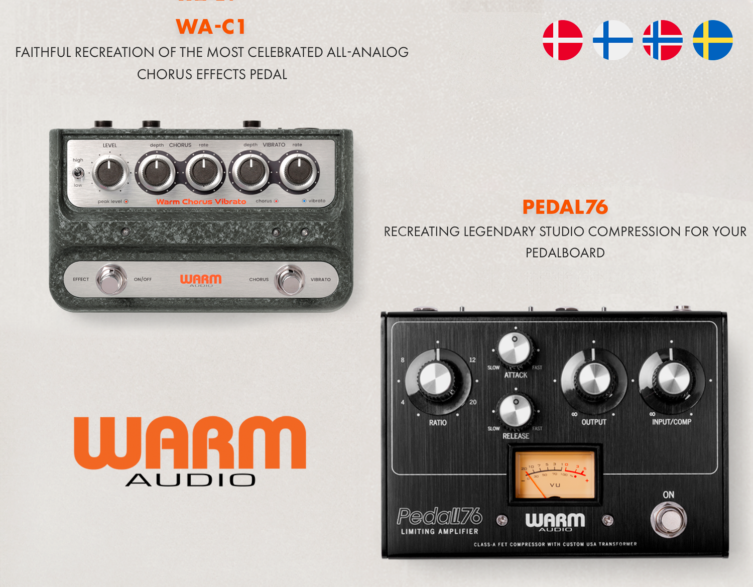 Warm Audio WA-C1 & Pedal76 – Fitzpatrick Import Group AB