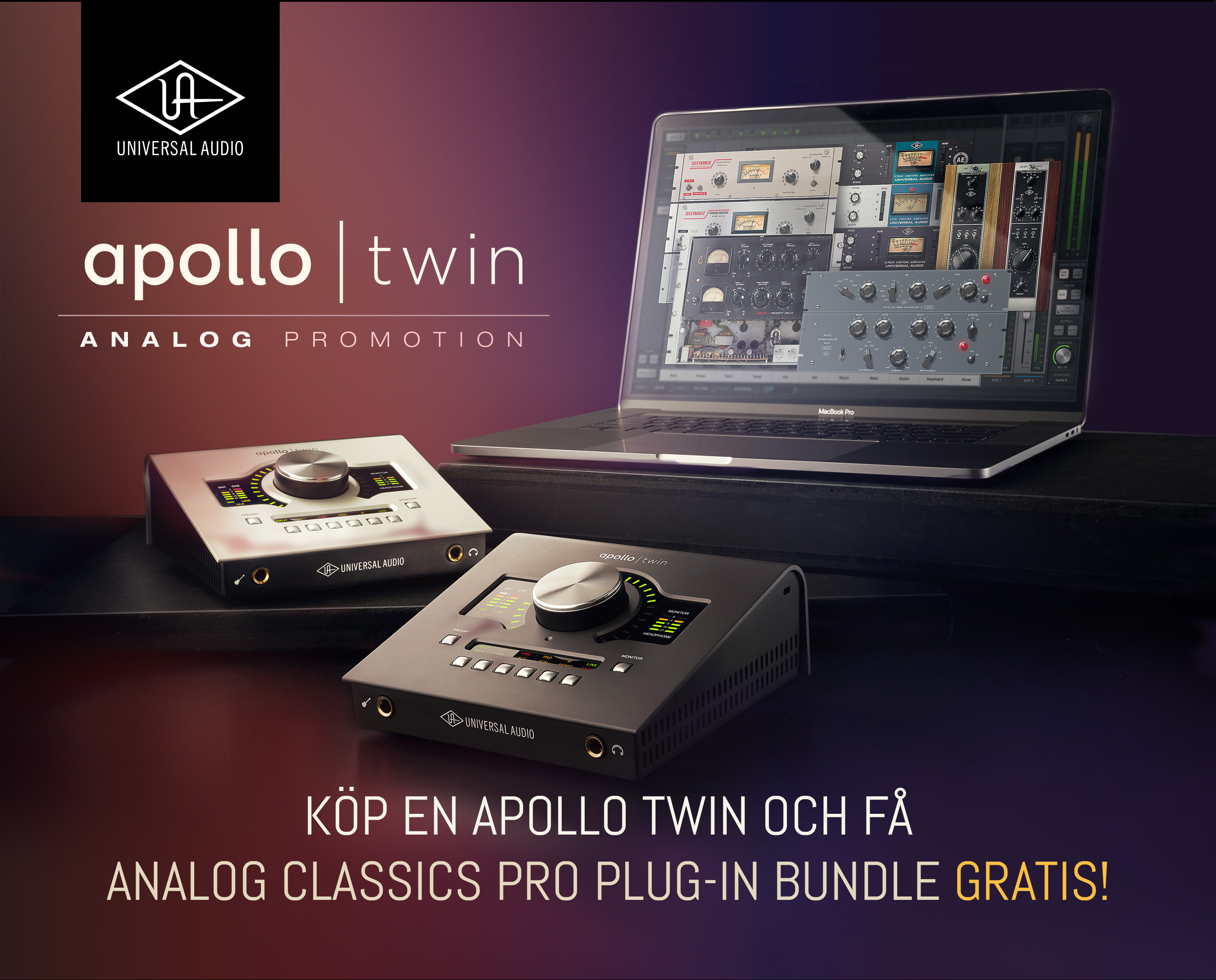 Apollo Twin Analog Promotion